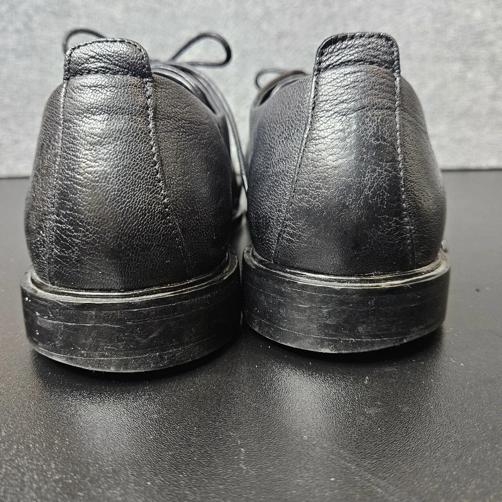 Cole Haan‎ Mens Lace Up Oxford Black Leather Size 9
